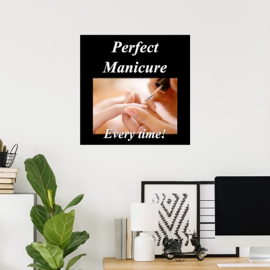 Manicure Poster Matte (Bureau à domicile)
