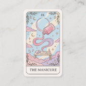 Manicure Roze Celestial QR Code Visitekaartje (Voorkant)