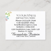 Manicure Salon - Nail Technicus - Nail Art Visitekaartje (Achterkant)