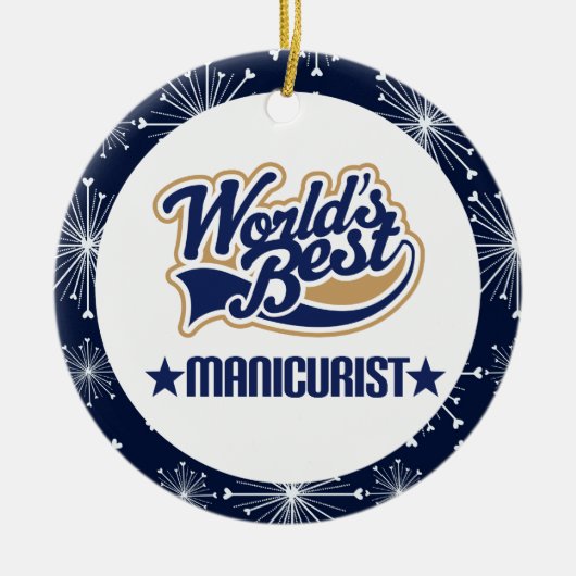 Manicurist Gift Ornament (Voorkant)