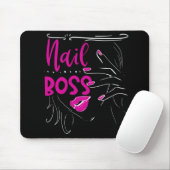 Manicurist Nail Boss Tech-technicus Funny Gift Muismat (Met muis)