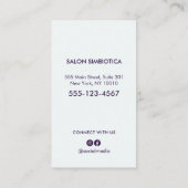 Manicurist Nail Poolse fles Visitekaartje (Achterkant)