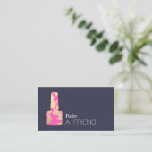 Manicurist Nail Salon Klantverwijzing Aanbevelingskaartje (Staand voorkant)