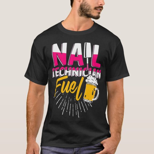 Manicurist Nail Tech Artist T-shirt (Voorkant)