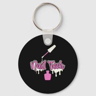 Manicurist Nail Tech Poolse Colour Beauty Pedicuri Sleutelhanger