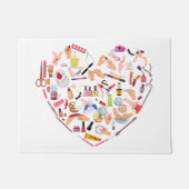 Manicurist Nail-technicus — Hoofd van het hulpprog Deurmat (Voorkant)