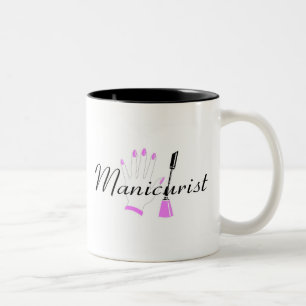 Manicurist Tweekleurige Koffiemok