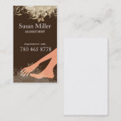 MANICURIST Verticaal Visitekaartje (Voorkant / Achterkant)