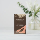 MANICURIST Verticaal Visitekaartje (Staand voorkant)