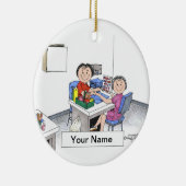 Manicurist - Vrouw Keramisch Ornament (Rechts)