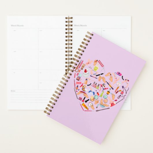 Manicuriste Nail Technicien Outil Coeur (Devant avec enveloppe)