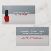 Manicuristische Visitekaartjes (Voorkant / Achterkant)