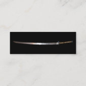 Manière de carte samouraï de profil (Dos)