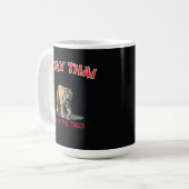 Manière thaïlandaise de Muay de la tasse de noir (Devant gauche)