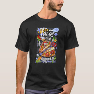 Manieren in mijn harteloze Mexicaanse Tacos-menu T-shirt