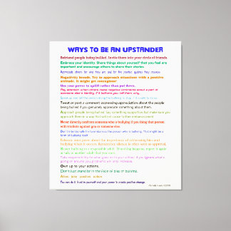 Manieren om een Upstander v II gewikkeld Canvas