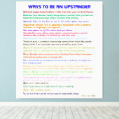 Manieren om een Upstander v II gewikkeld Canvas (Insitu (Houten vloer))