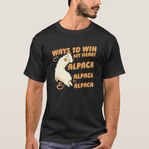 MANIEREN OM Mijn hart Lama Pako Alpaca Alpaca Bree T-shirt