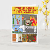 Manières stupides de carte des gâteaux (Fleur jaune)