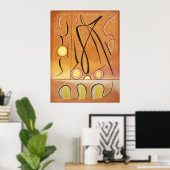 Manierre Dawson Xdx Abstracte kunst Poster (Thuiskantoor)