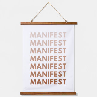 Manifest Gradient Flow Wood Topped wandtapijt Hangend Wandkleed