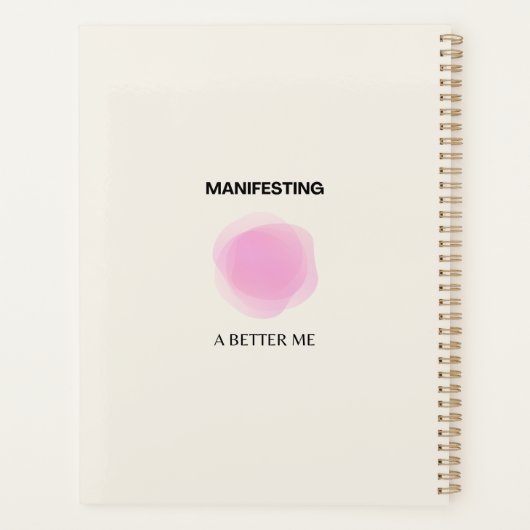 Manifest, Manifest, Positief Spiritueel Planner (Achterkant)