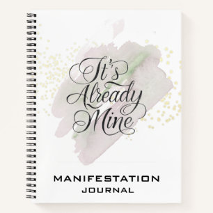 *~* Manifestatie Manifestatie AP85 Roos Mint Notitieboek