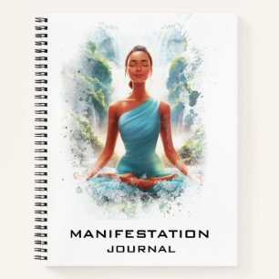 *~* Manifestatie Manifestatie Yoga Vrouw AP85 Notitieboek