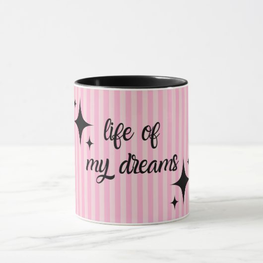 Manifestation Affirmation Positive Girly Mug (Centre)