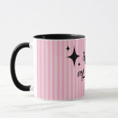 Manifestation Affirmation Positive Girly Mug (Gauche)