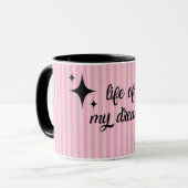 Manifestation Affirmation Positive Girly Mug (Devant gauche)