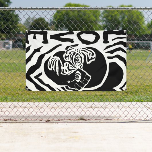 manifestation avec bannière d'amour (En situation)