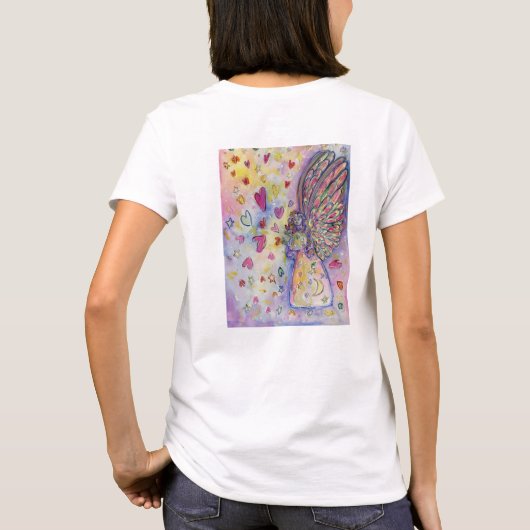 Manifestation Universe Angel Art T-Shirts femmes (Dos)