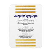 Manifeste de Sorta incroyable Magnet (Vertical)