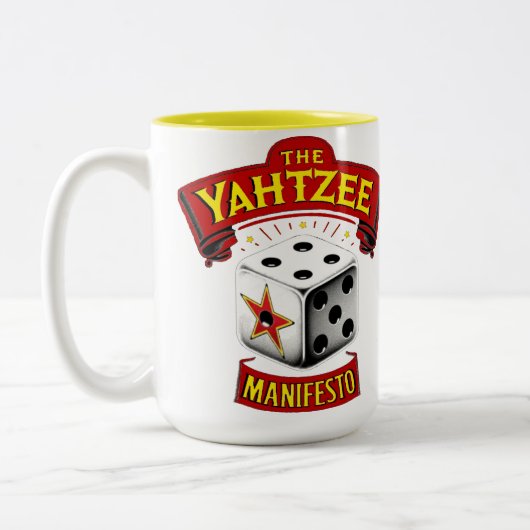 Manifeste de Yahtzee Mug (Gauche)