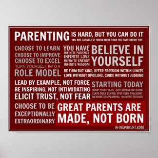 Manifeste d'un parent raffiné - Poster