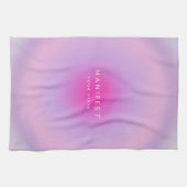 Manifesteer uw visieverloop theedoek (Horizontaal)