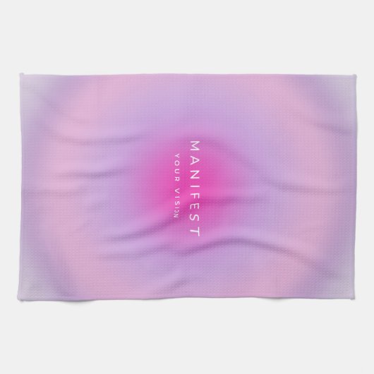 Manifesteer uw visieverloop theedoek (Horizontaal)