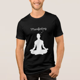 Manifesteren van visuele meditatie voor positieve  Tri-Blend shirt