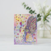 Manifesterend Universe Guardian Angel Art Briefkaa Briefkaart (Staand voorkant)