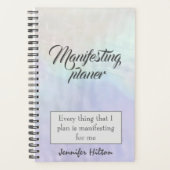 Manifesterende holografische affirmatie planer planner (Voorkant)