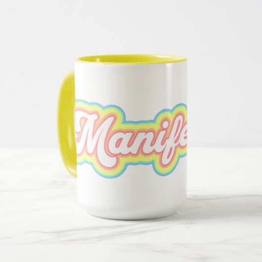 Manifesterende Mok, Manifesterende Koffie Mok, Baa Mok (Voorkant links)