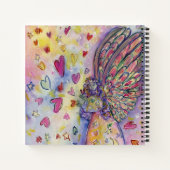 Manifesterende Universe Angel Art Journal-Notitieb Notitieboek (Achterkant)