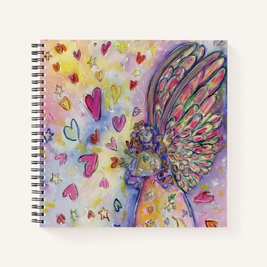 Manifesterende Universe Angel Art Journal-Notitieb Notitieboek (Voorkant)