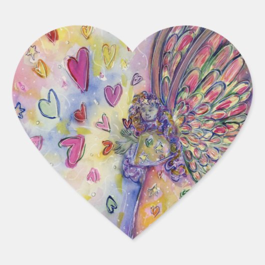 Manifesterende Universe Angel Art Sticker Decal (Voorkant)