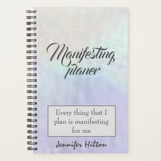 Manifesting holographique d'affirmation (Devant)