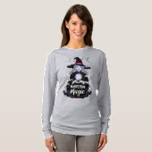 Manifesting Magic Witch Halloween T-Shirt (Devant entier)