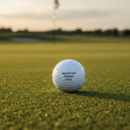 "Manifesting Straight Shots" Mindset Humor Gift  Golfballen