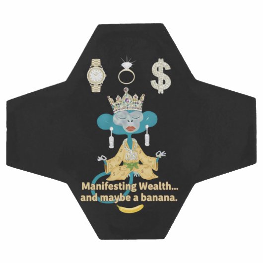 Manifesting Wealth Monkey zen art  (Plat)