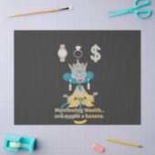 Manifesting Wealth Monkey zen art  Tissuepapier (Craft)